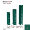 Ridem 3-813 Dokum radyator Markalari 6 Kolon Ral 6026